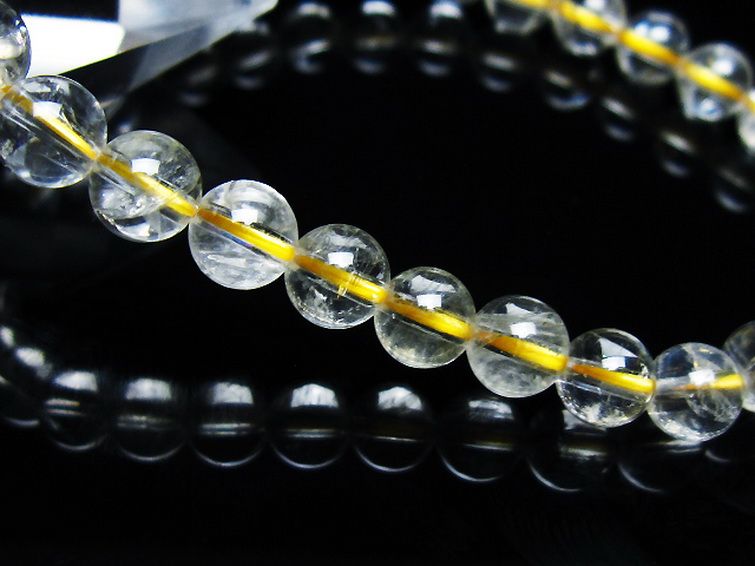 シトリン ブレスレット 6mm [t55-10510] 3枚目