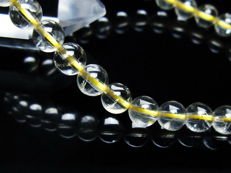 シトリン ブレスレット 6mm [t55-10515] 3枚目