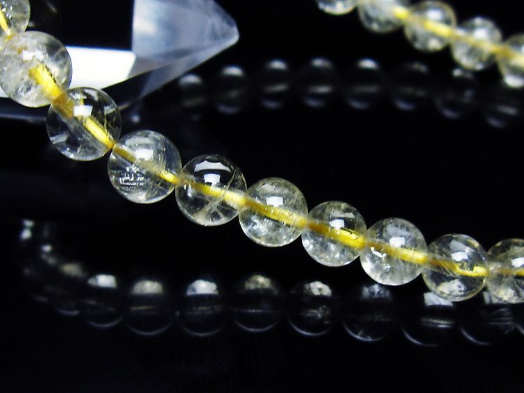 シトリン ブレスレット 6mm [t55-10520] 3枚目