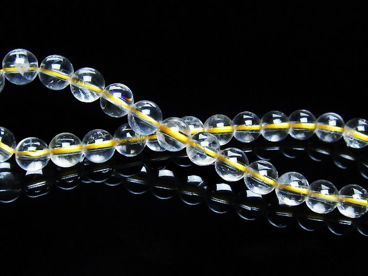 シトリン ブレスレット 6mm [t55-10526] 2枚目