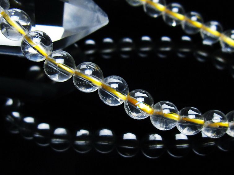 シトリン ブレスレット 6mm [t55-10526] 3枚目