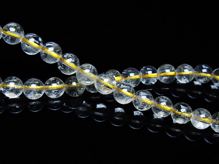 シトリン ブレスレット 6mm [t55-10528] 2枚目