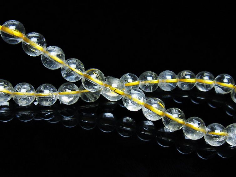 シトリン ブレスレット 6mm [t55-10530] 2枚目