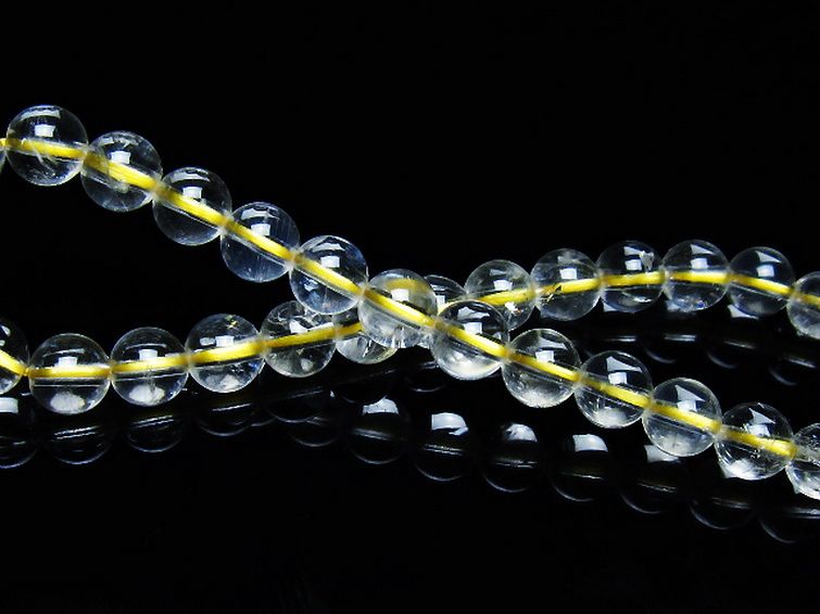 シトリン ブレスレット 6mm [t55-10537] 2枚目