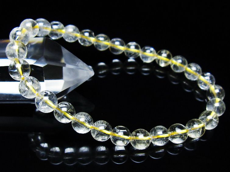 シトリン ブレスレット 7mm [t55-10543] 1枚目