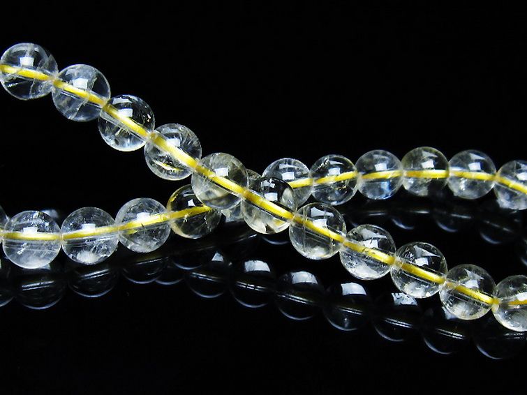 シトリン ブレスレット 7mm [t55-10543] 2枚目