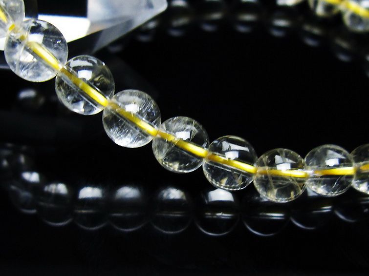 シトリン ブレスレット 7mm [t55-10543] 3枚目