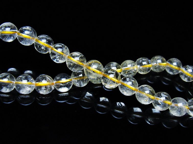 シトリン ブレスレット 7mm [t55-10544] 2枚目