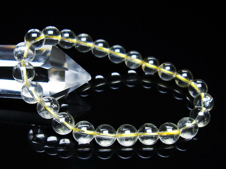 シトリン ブレスレット 8mm [t55-10545] 1枚目