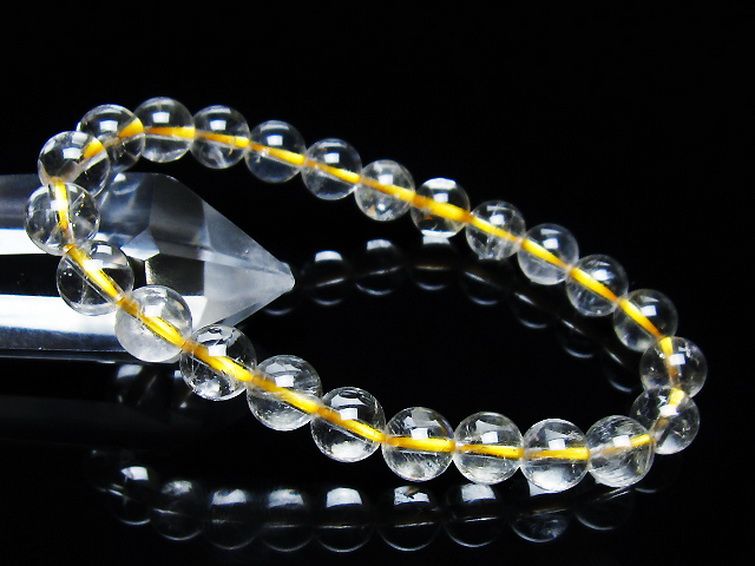 シトリン ブレスレット 8mm [t55-10551] 1枚目