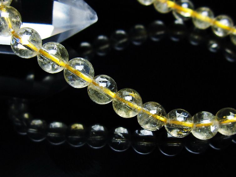 シトリン ブレスレット 6mm [T55-10561] 3枚目
