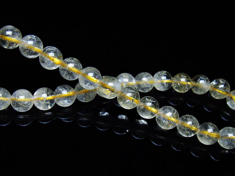 シトリン ブレスレット 6mm [T55-10563] 2枚目