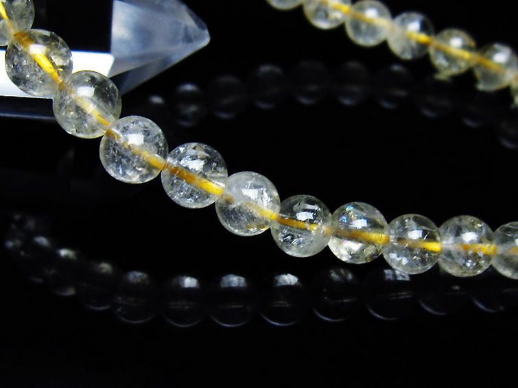 シトリン ブレスレット 6mm [T55-10563] 3枚目