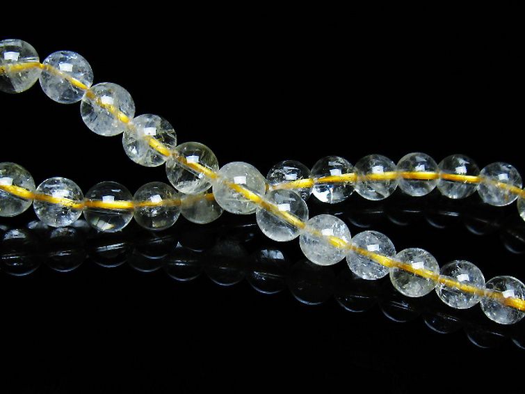 シトリン ブレスレット 6mm [t55-10564] 2枚目