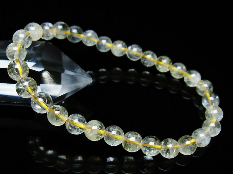 シトリン ブレスレット 6mm [T55-10565] 1枚目