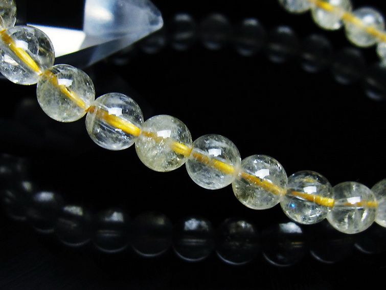 シトリン ブレスレット 6mm [T55-10565] 3枚目