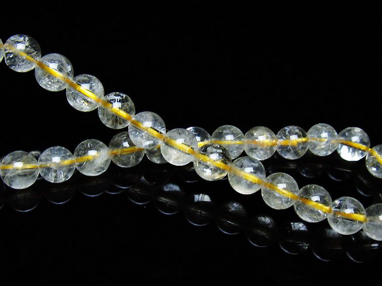 シトリン ブレスレット 6mm [t55-10568] 2枚目