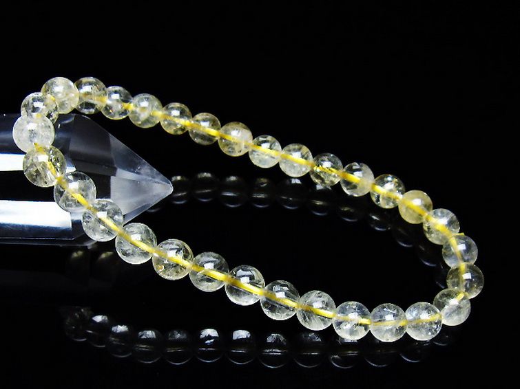 シトリン ブレスレット 6mm [T55-10570] 1枚目