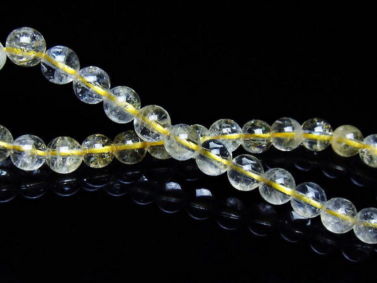 シトリン ブレスレット 6mm [T55-10570] 2枚目