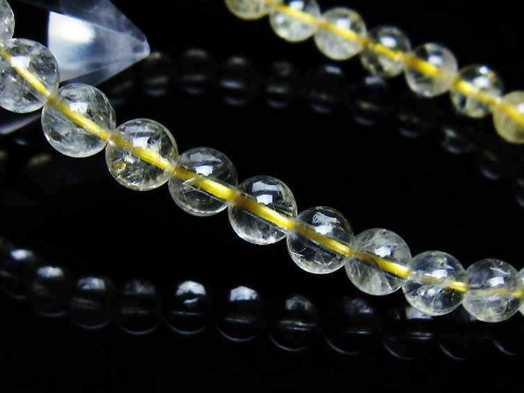 シトリン ブレスレット 6mm [T55-10570] 3枚目