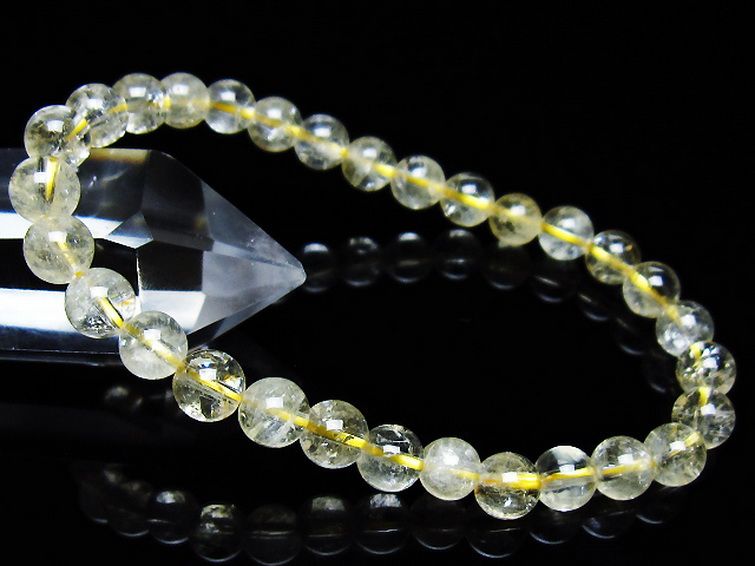 シトリン ブレスレット 6mm [T55-10575] 1枚目