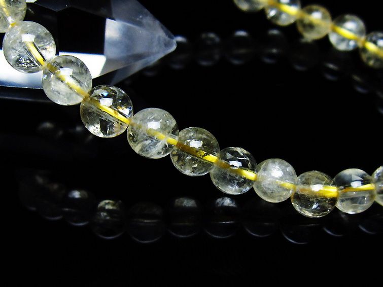 シトリン ブレスレット 6mm [T55-10575] 3枚目