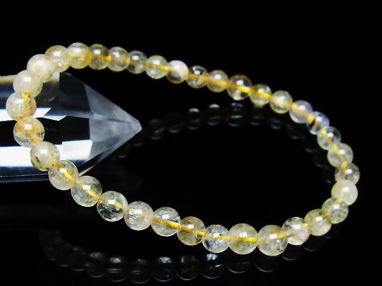 シトリン ブレスレット 6mm [T55-10577] 1枚目