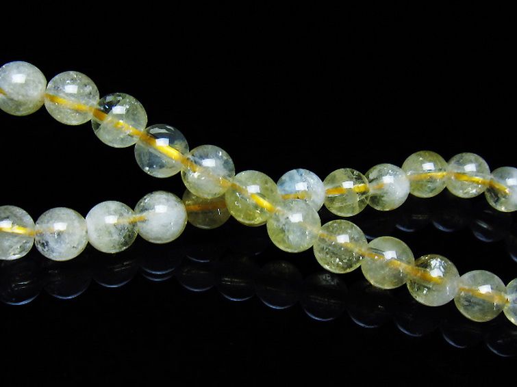 シトリン ブレスレット 6mm [T55-10580] 2枚目