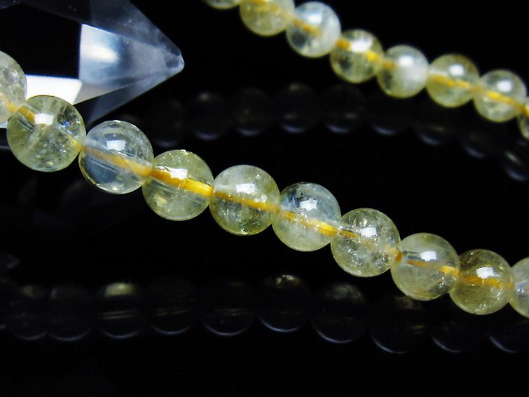 シトリン ブレスレット 6mm [T55-10580] 3枚目