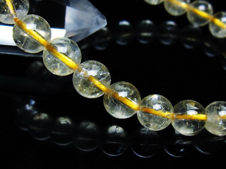 シトリン ブレスレット 8mm [t55-10583] 3枚目