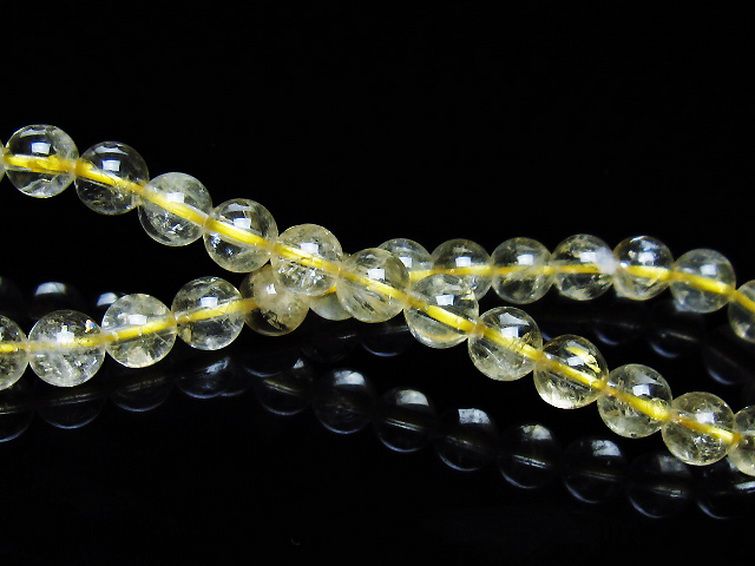 シトリン ブレスレット 6mm [T55-10598] 2枚目