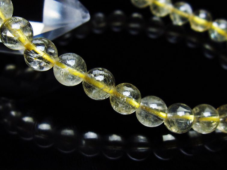 シトリン ブレスレット 6mm [T55-10598] 3枚目
