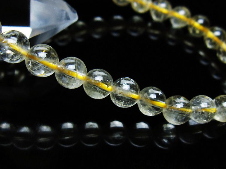 シトリン ブレスレット 6mm [t55-10601] 3枚目