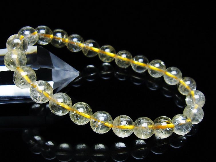 シトリン ブレスレット 8mm [t55-10610] 1枚目
