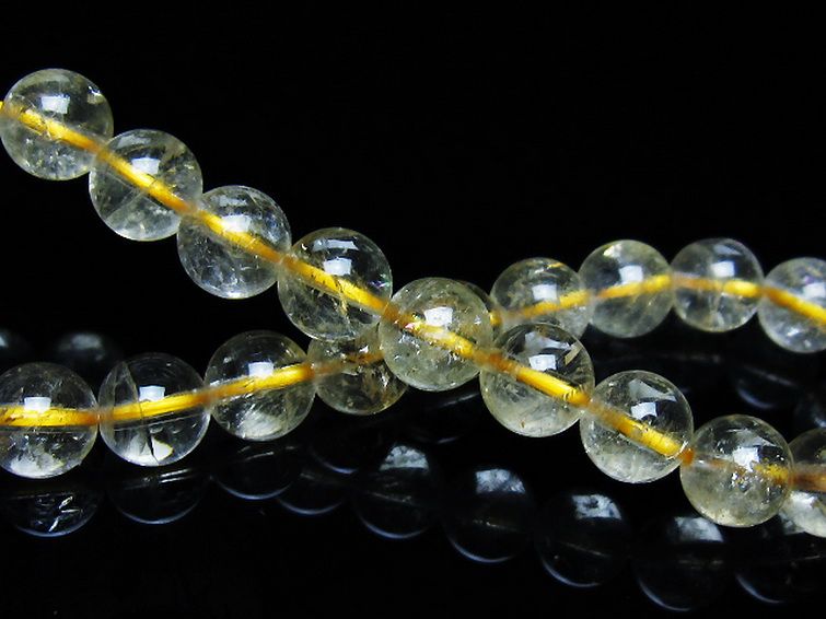 シトリン ブレスレット 8mm [t55-10610] 2枚目