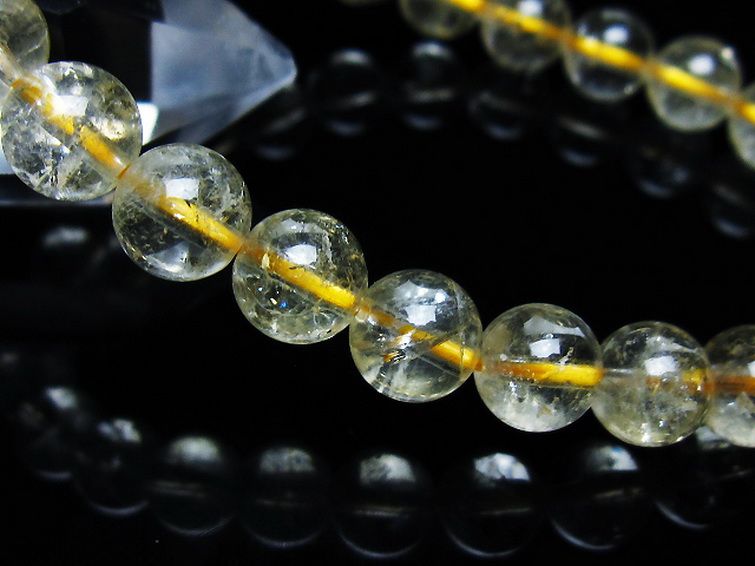 シトリン ブレスレット 8mm [t55-10610] 3枚目