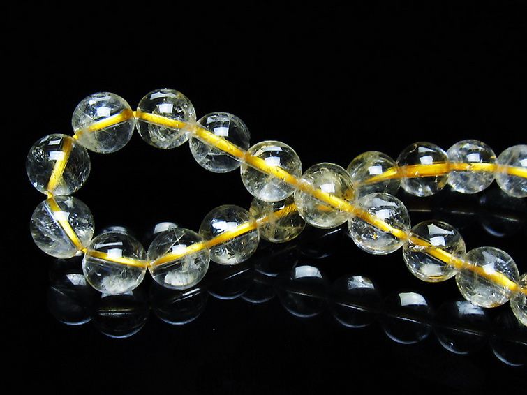 シトリン ブレスレット 8mm [t55-10611] 2枚目