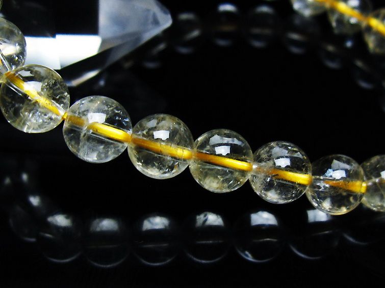 シトリン ブレスレット 8mm [t55-10611] 3枚目
