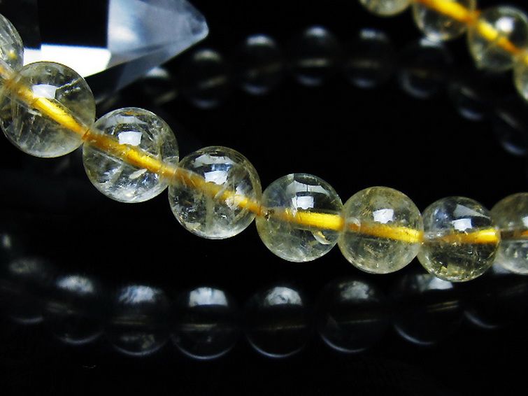 シトリン ブレスレット 8mm [t55-10612] 3枚目