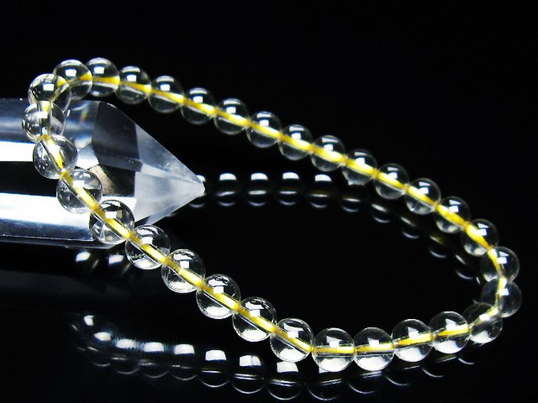 シトリン ブレスレット 6mm [T55-10632] 1枚目