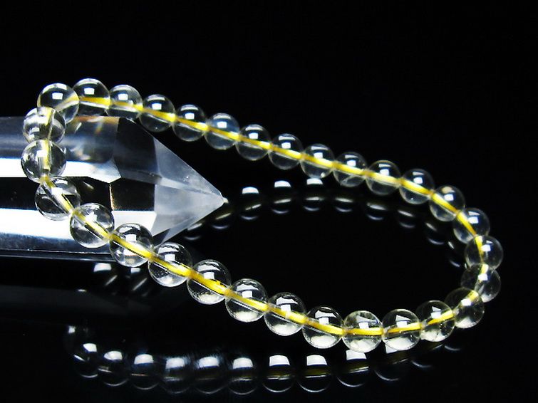 シトリン ブレスレット 6mm [T55-10643] 1枚目