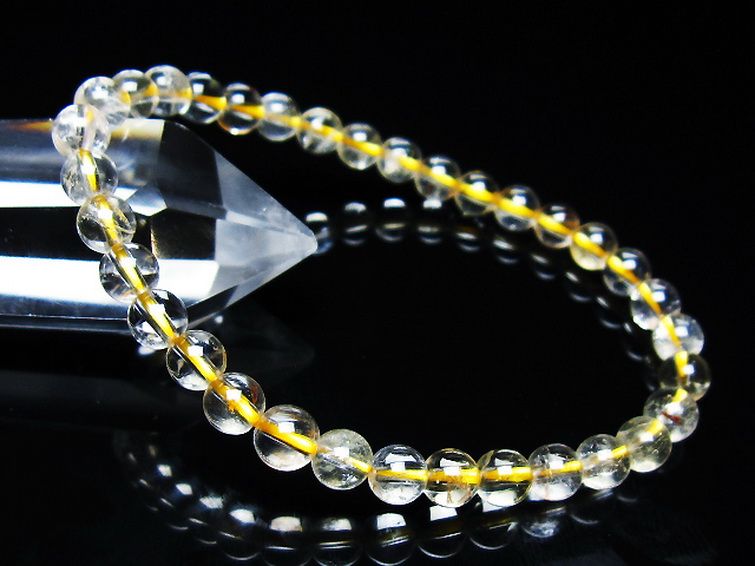 シトリン ブレスレット 6mm [T55-10644] 1枚目