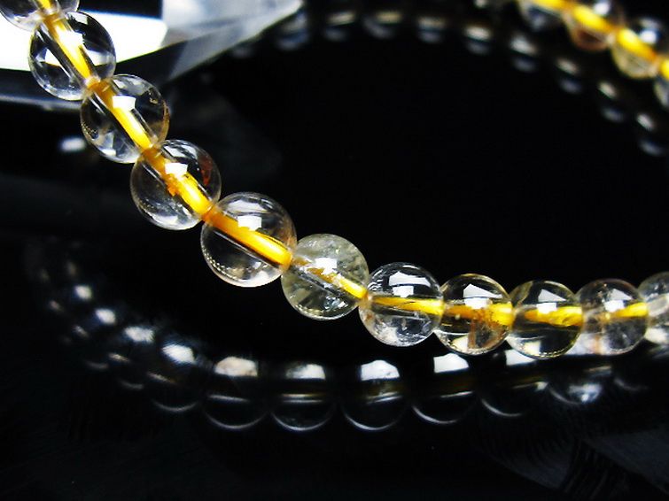 シトリン ブレスレット 6mm [T55-10644] 3枚目