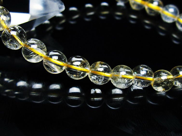 シトリン ブレスレット 6mm [T55-10647] 3枚目