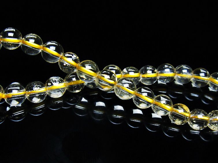 シトリン ブレスレット 6mm [T55-10648] 2枚目