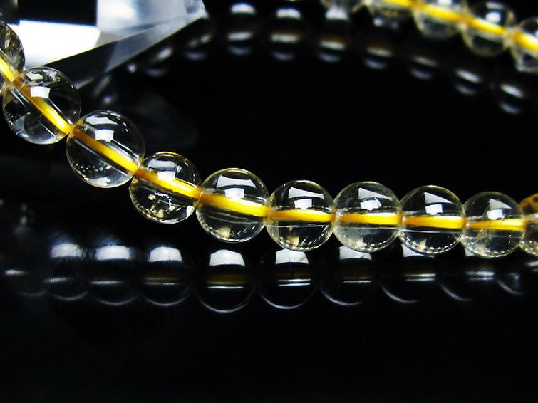 シトリン ブレスレット 6mm [T55-10648] 3枚目