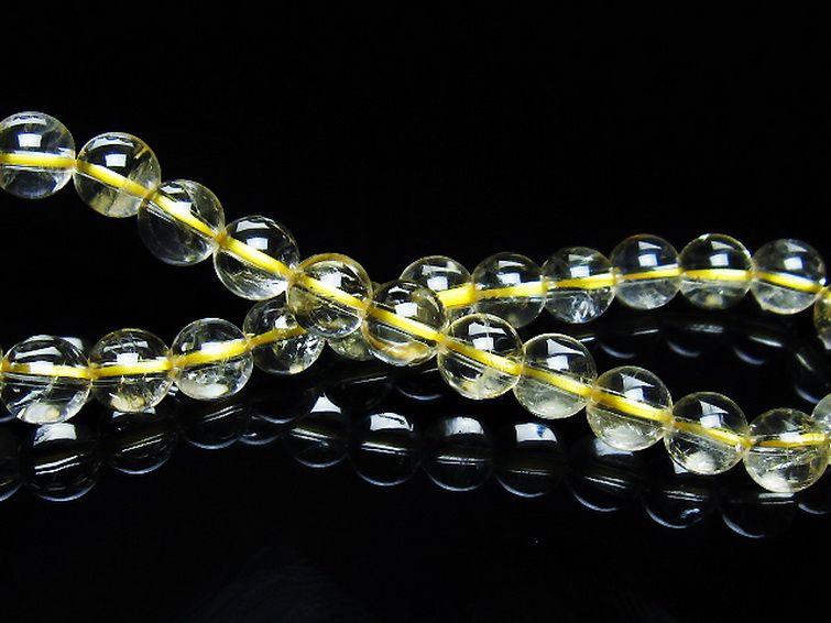 シトリン ブレスレット 7mm [T55-10653] 2枚目