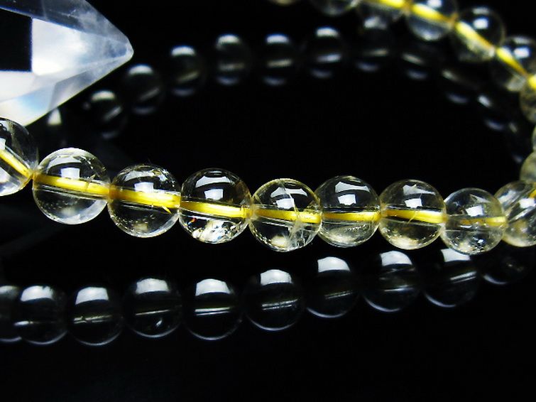 シトリン ブレスレット 7mm [T55-10653] 3枚目