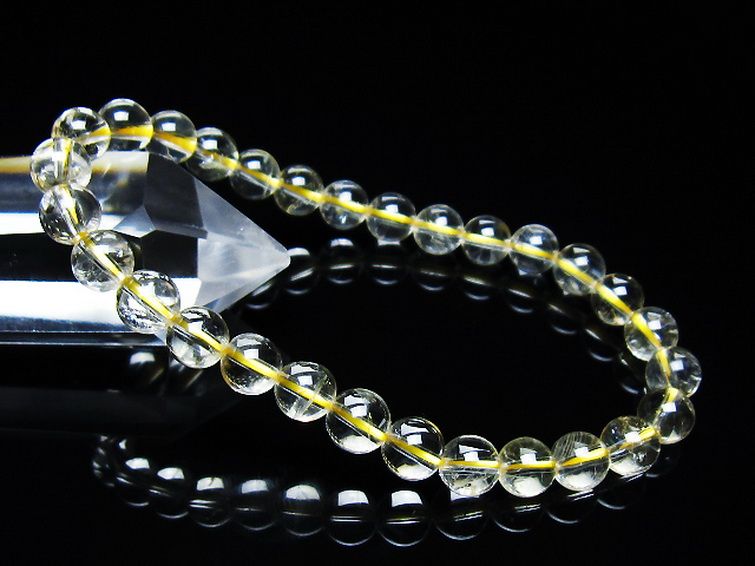 シトリン ブレスレット 7mm [t55-10655] 1枚目