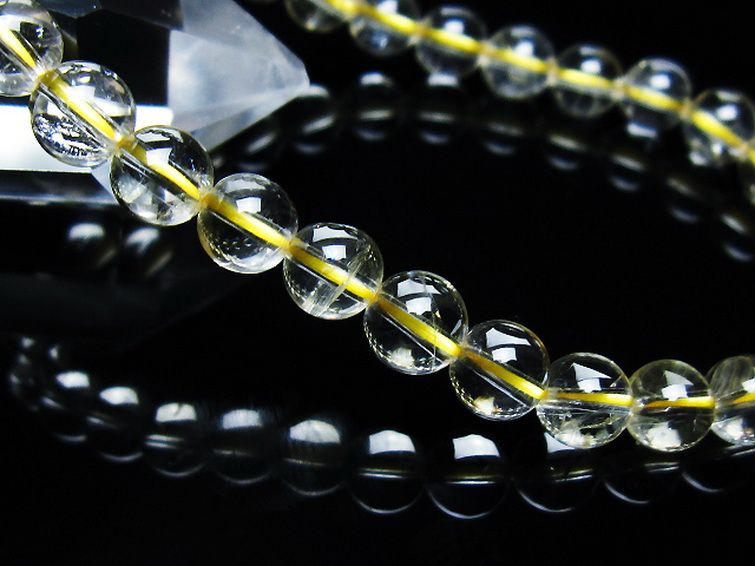 シトリン ブレスレット 7mm [t55-10655] 3枚目